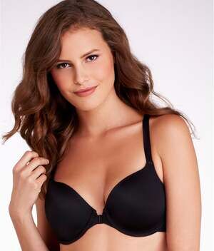 Dominique Black Front Closure Bra Size 40DD